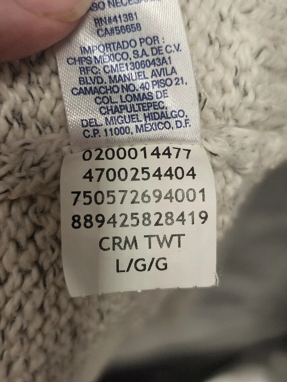 Chaps ​brand ​rn